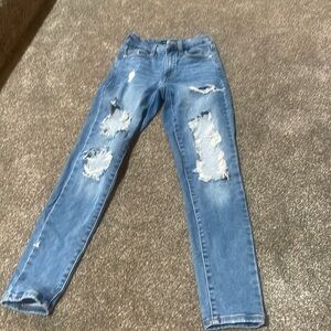 Aeropostale- Premium High-Rise Curvy Jegging; 000